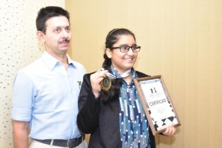 Aakanksha Hagawane U-16 World Chess champion6